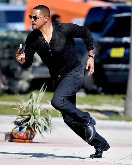 Will Smith Is Ready for Action on 'Bad Boys for Life' Set With Martin Lawrence in Miami