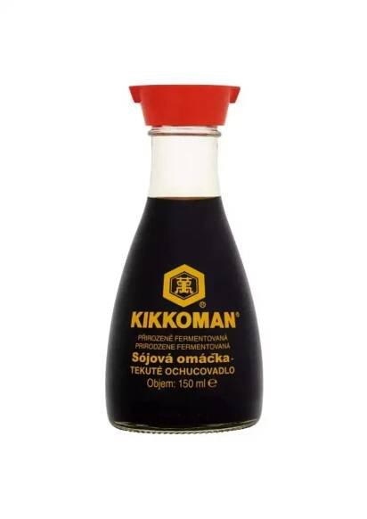 Kikkoman Sojová omáčka se sníženým obsahem soli 150ml | Fikko Market