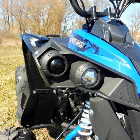 Dětská benzínová čtyřkolka Leramotors THOR 125ccm AUTOMAT - modrá - 8. pohled