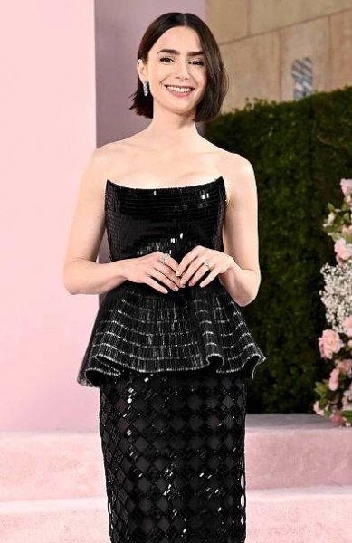 Lily Collins attends Netflix's 