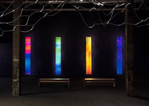 Charles Campbell, How many colours has the sea, 2024. Co-commissioned by the Toronto Biennial of Art and the National Gallery of Canada. Installation view: The Power Plant, Toronto, 2024. Photo: LF Documentation.
