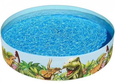 Kruhový dětský bazén Dinosaurus 1,83x0,38 m 55022
