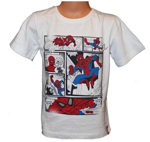 Triko krátký rukáv SPIDERMAN - bílé Marvel