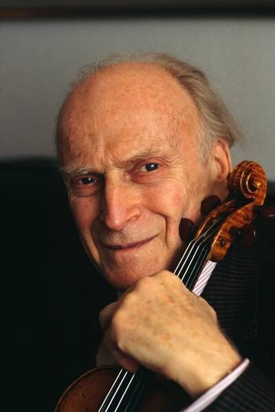 Yehudi Menuhin (1916-1999) en 1991