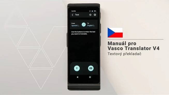 Návod Vasco Translator V4: Jak používat překladač textu