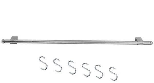 Závěsná tyč do kuchyně 80 cm + 6 háčků Ado 2803