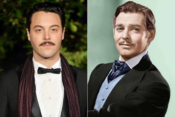Jack Huston and Clark Gable