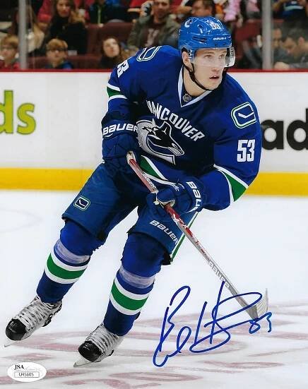 Bo Horvat Autographed Vancouver Canucks 8x10 Photo