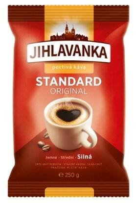 Jihlavanka Standard original pražená mletá káva 250 g