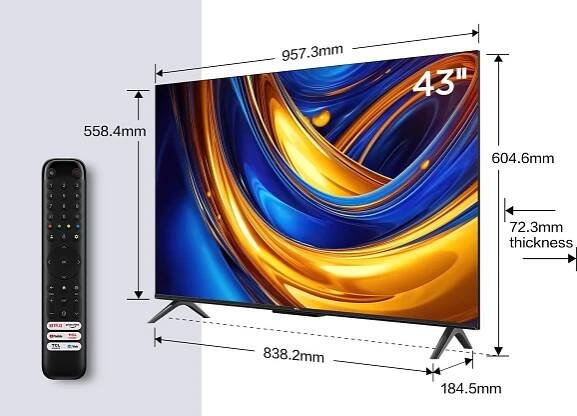 43" TCL 43P655
