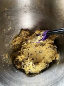 cookie dough mixed