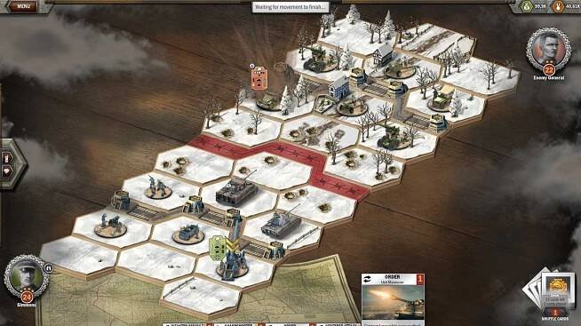 Panzer General Online - Karta hry