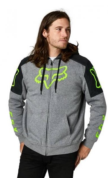 Pánská mikina s kožíškem FOX Paydirt Sasquatch Fleece Heather Graphite
