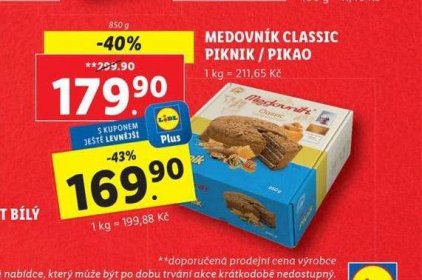 MEDOVNÍK CLASSIC PIKNIK / PIKAO