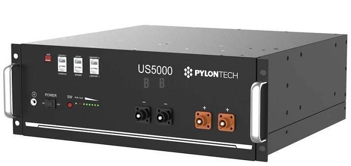 PYLONTECH US5000, solární baterie 4,8W, 48V, LiFePO4, vhodný k měničům Vitron Multiplus a EasySolar,LIT0648