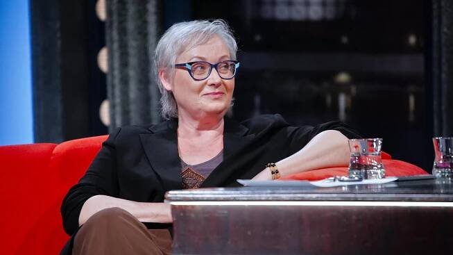 Herečka Zuzana Slavíková v pořadu Show Jana Krause