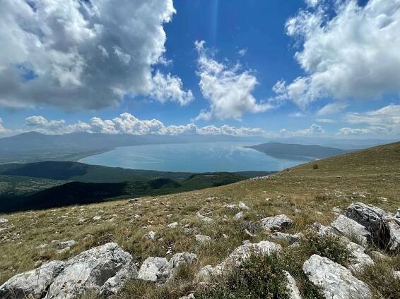 Tomoros peak in Galicica National Park (12 km)