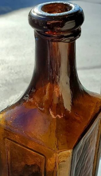 SOLD! Large Stoddard Paneled Utility Bottle! - Image 2