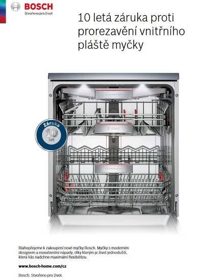 bosch SMV4ECX26E vestavná myčka