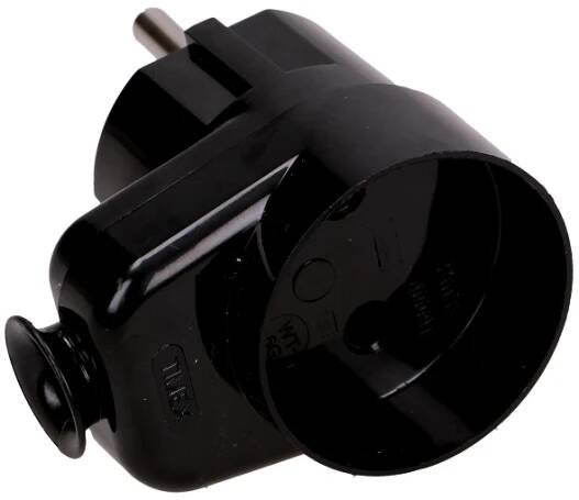 Vidlice průchozí E; 230 V; IP20