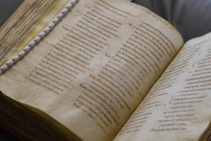 Uncial text from the Augustine Gospels