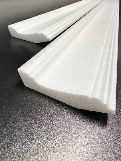 Stropní lišta 2 m DLP28 10 cm x 5 cm ozdobná stropní fazeta Výška 100 mm