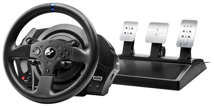 Thrustmaster T300 RS + T3PA GT Edition, volant pro PC/PS3/PS4/PS5, USB