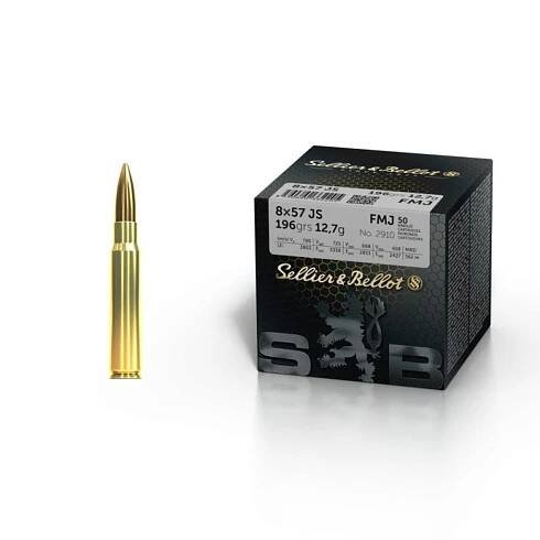 Náboj SELLIER&BELLOT 8x57JS FMJ - 50KS