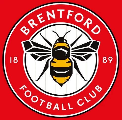 Download Simple Brentford Fc Club Logo Wallpaper
