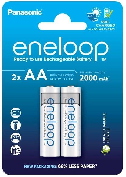 Panasonic - 2 ks Nabijecí baterie AA Eneloop 2000 mAh