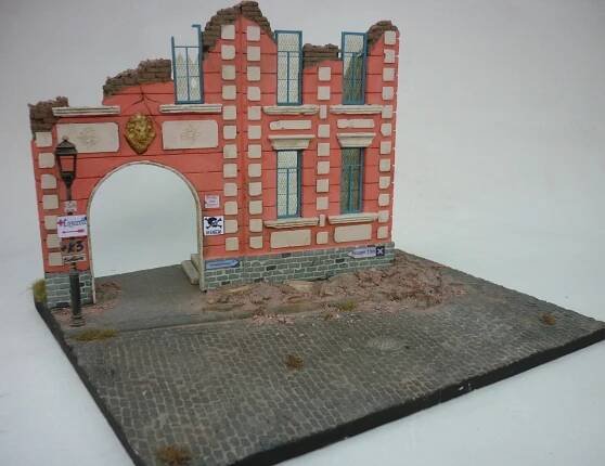 Diorama Base: Bombed out Street