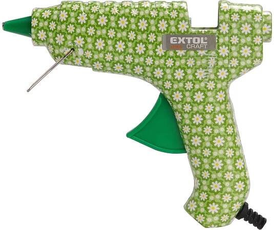 EXTOL CRAFT pistole tavná lepící, květinová, 11mm, 40W, 422100