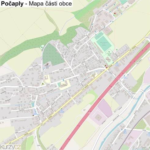 Počaply - mapy | Kurzy.cz