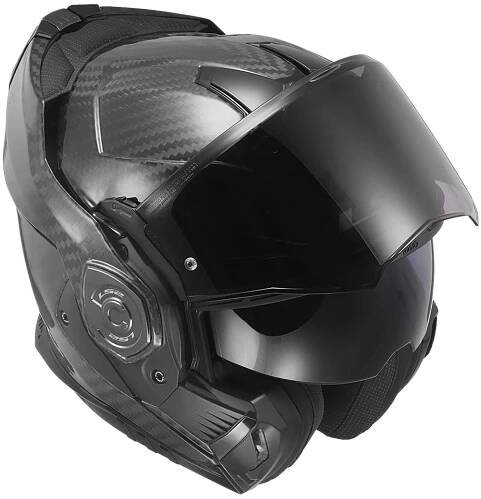 FF901 Advant X Carbon SOLID Gloss Carbon | LS2 Helmets