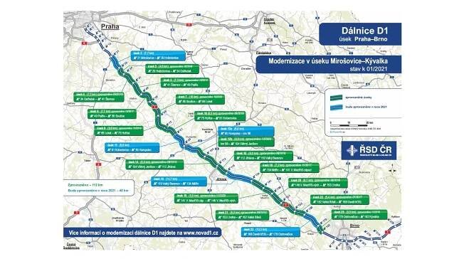 Konec pohodového průjezdu dálnicí D1. Po zimě se tam znovu vrací uzavírky a radary