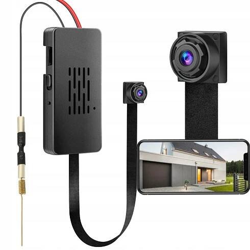 MINI SPY KAMERA IP WIFI HD SKRYTÁ DETEKCE + dárek