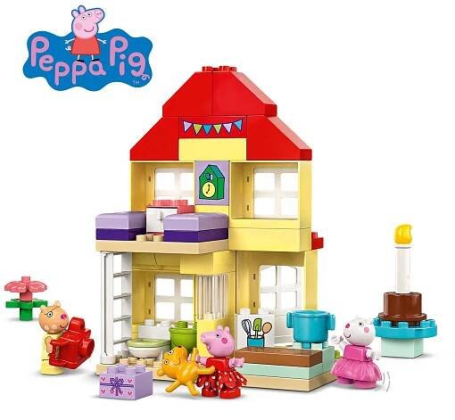 LEGO® DUPLO® Prasátko Peppa 10433 Narozeninový dům / Počet dílků: | Mironet.cz