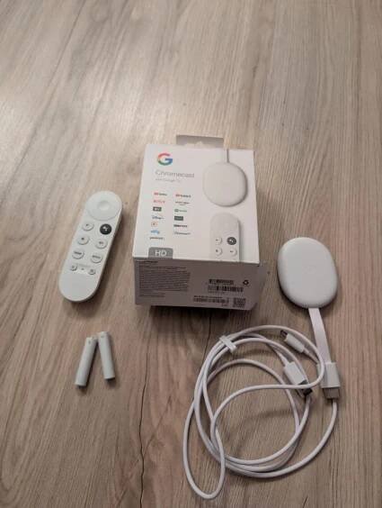 Google Chromecast 4 HD s Google TV - TV, audio, video