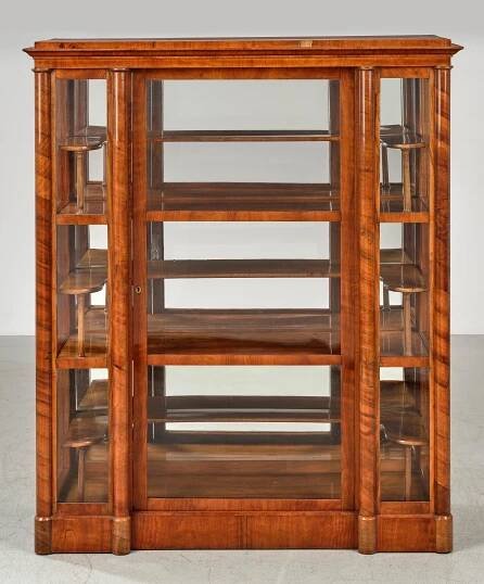 Biedermeier-Salonvitrine, - Nábytek