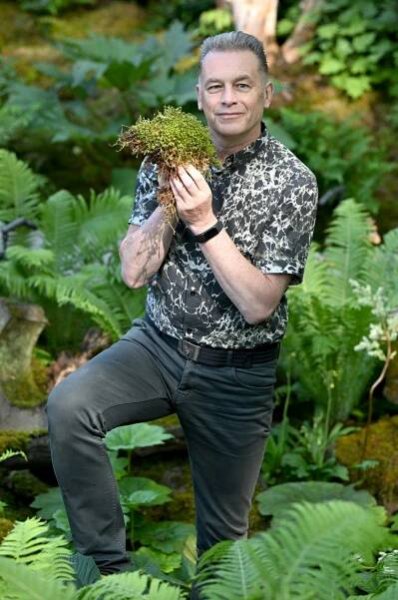 Chris Packham at the RHS Chelsea Flower Show 2024
