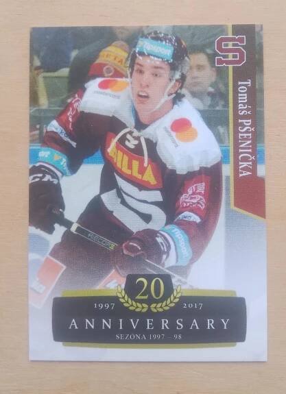 Tomáš Pšenička Sparta Praha retro - Hokejové karty