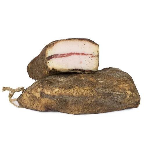 Cured guanciale (cured pork cheek), piece