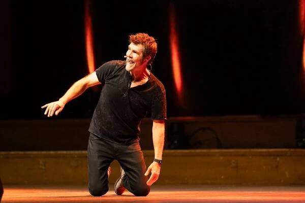 Rhod Gilbert at Eventim Apollo: 'lashings of dark humour'