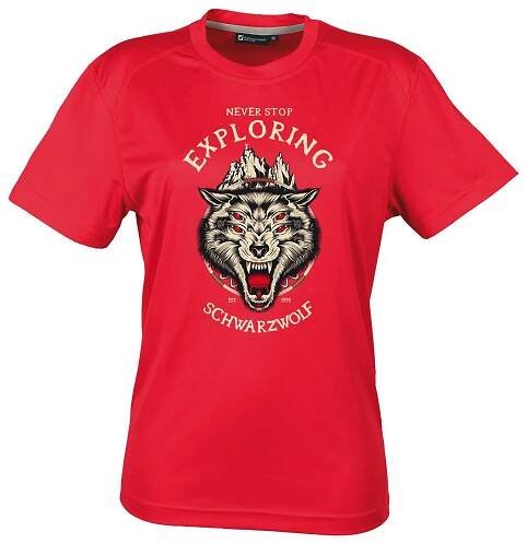 SCHWARZWOLF COOL SPORT WOMEN funkční tričko červená | Schwarzwolf outdoor
