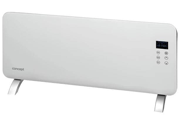 CONCEPT KS4000 Konvektor skleněný s montáží na zeď a dálkovým ovládáním bílý