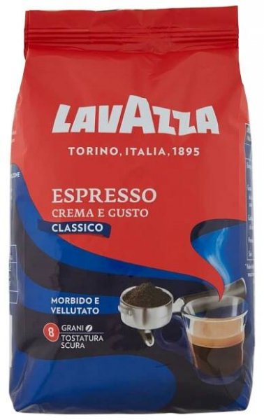 lavazza espresso crema e gusto zrnkova kava 1 kg