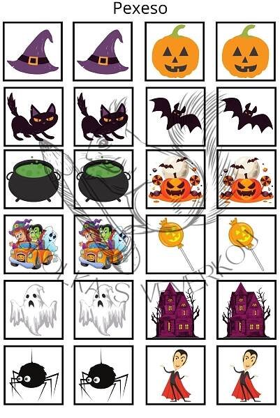 DUŠIČKY A HALLOWEEN pracovní listy a činnosti | Inspirace (nejen) do školky