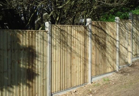 Tanalised closeboard panels