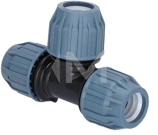 PP T-Stück 90° Klemm x Klemm x Klemm