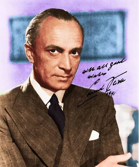 On the Set with Conrad Veidt | OLD HOLLYWOOD IN COLOR